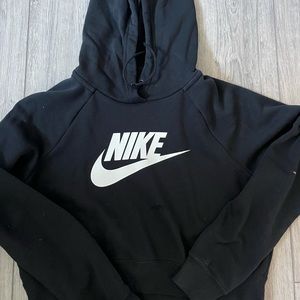 Black Nike Crop Hoodie medium